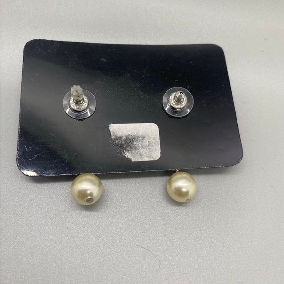 Vintage Charmelle Jewelry Pearl Drop Earrings - Picture 4 of 5